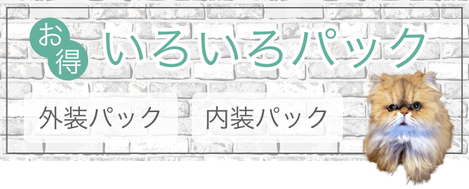 お得!いろいろパック 外装パック 内装パック