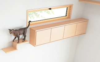 ねこ対応カウンターの写真