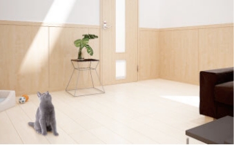 汚れのつきにくい壁材の写真